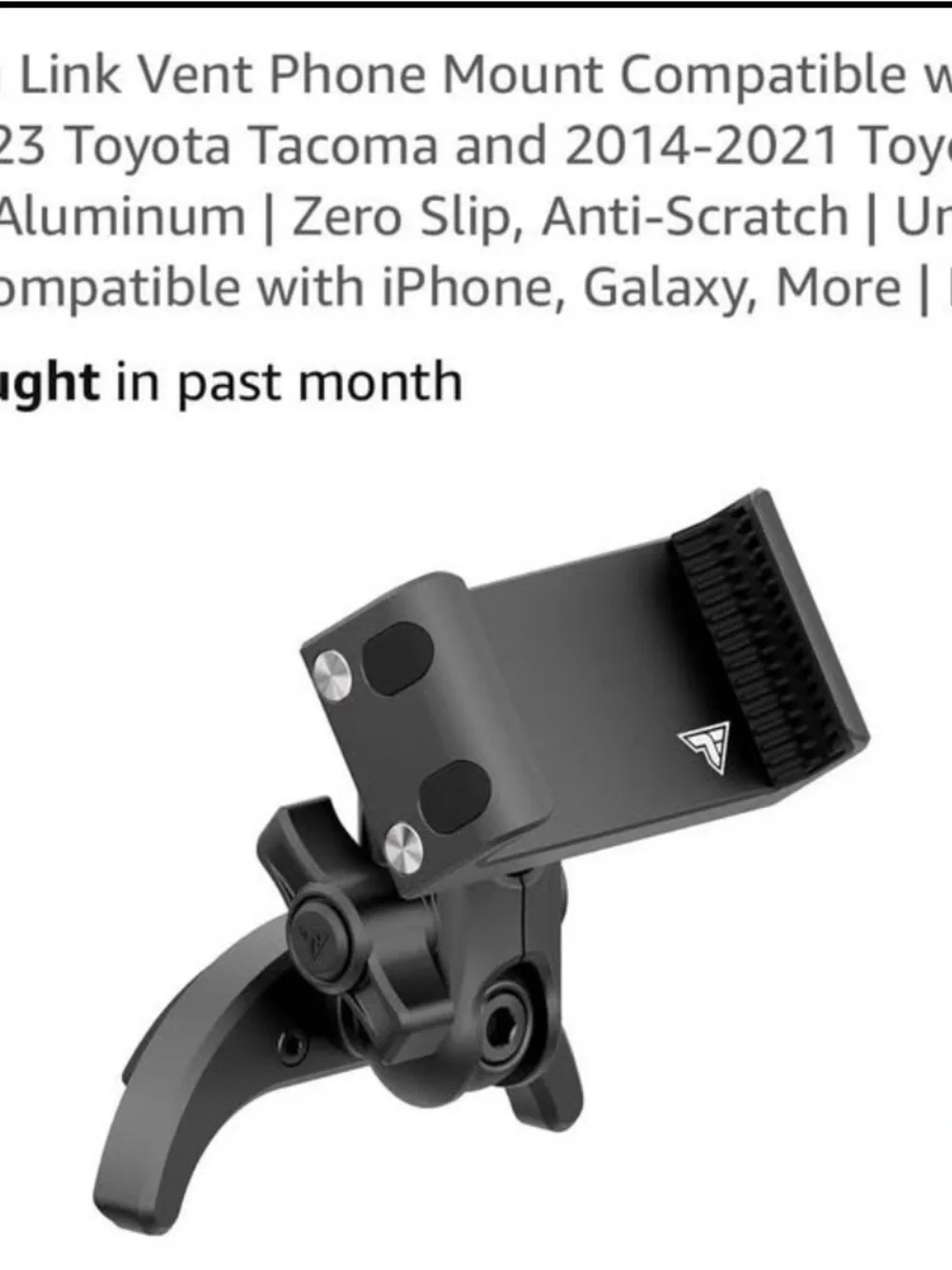 Universal Black Adjustable Car Headrest Phone Mount Holder
